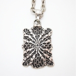 Seraglio Antique Rectangle Zinc Alloy Pendant